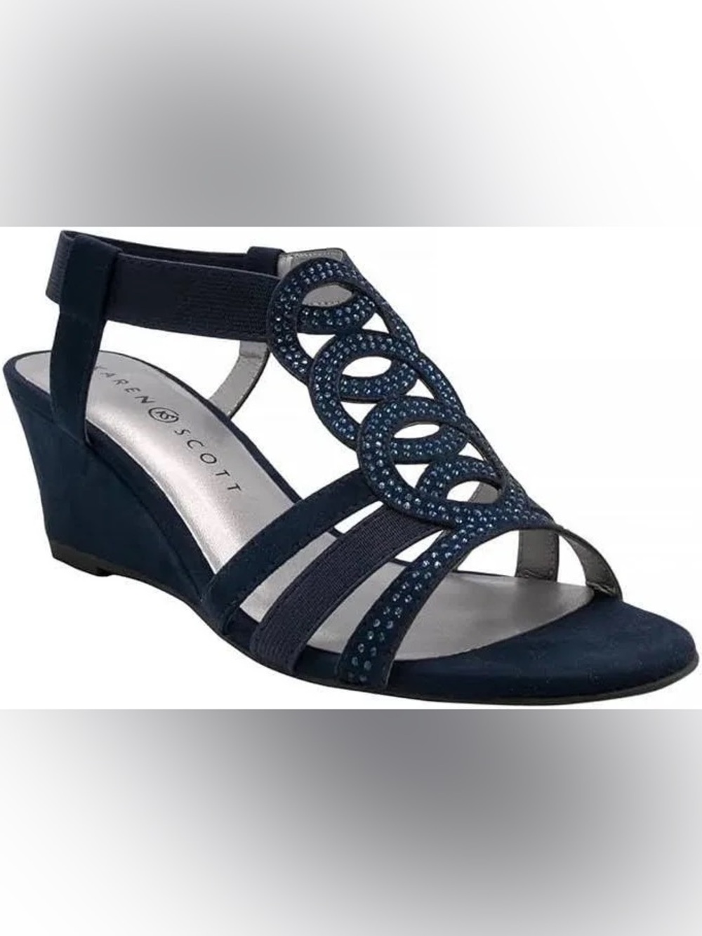 Karen Scott Denicee Navy Heels / New in box / Size 8.5